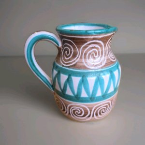 Robert Picault – Vallauris – Ceramic jug / milk pot signed RP – Years...