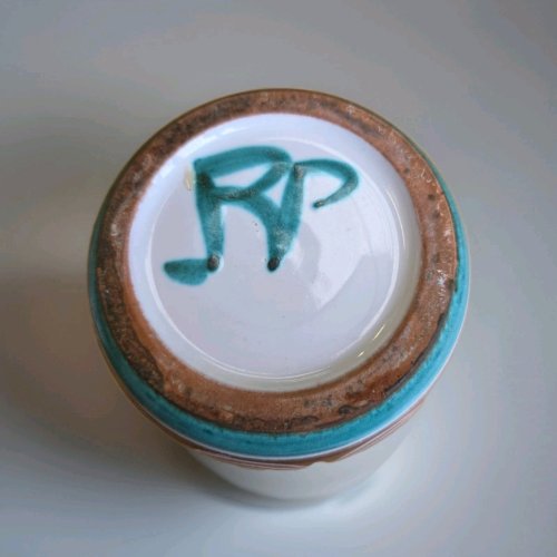 Robert Picault – Vallauris – Pichet / Pot à lait céramique signé RP – Années...