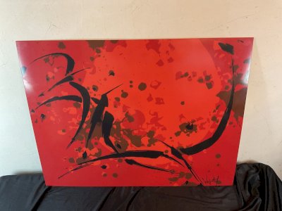 Robert WOGENSKY (1919-2019) - To the flight. Board pressed by Formica