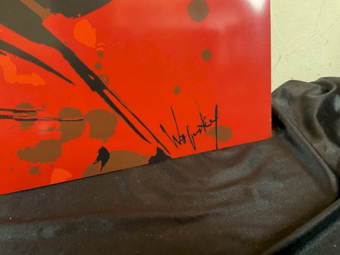 Robert WOGENSKY (1919-2019) - Au vol. Tableau pressé par Formica