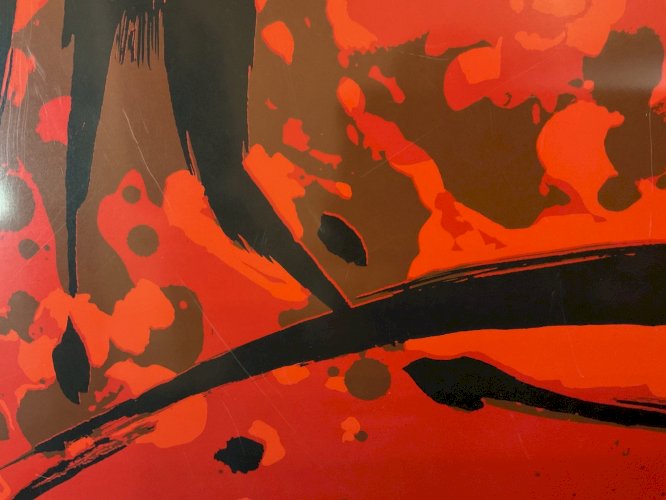 Robert WOGENSKY (1919-2019) - Au vol. Tableau pressé par Formica