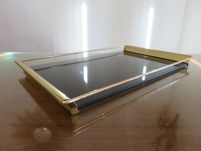  ROCHE BOBOIS  PLATEAU SIGNE UMBERTO MASCAGNI MADE IN ITALY ANNEES 70 