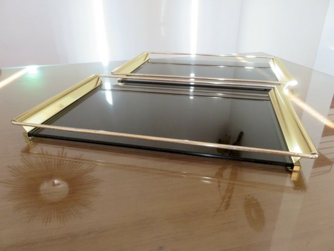  ROCHE BOBOIS  PLATEAU SIGNE UMBERTO MASCAGNI MADE IN ITALY ANNEES 70 