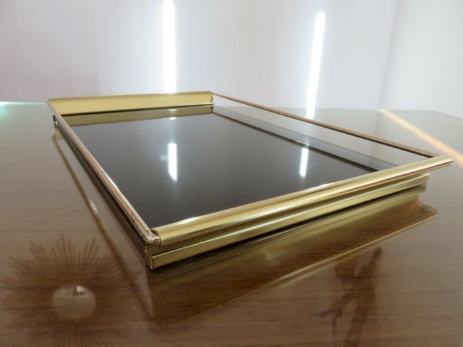 ROCHE BOBOIS  PLATEAU SIGNE UMBERTO MASCAGNI MADE IN ITALY ANNEES 70 