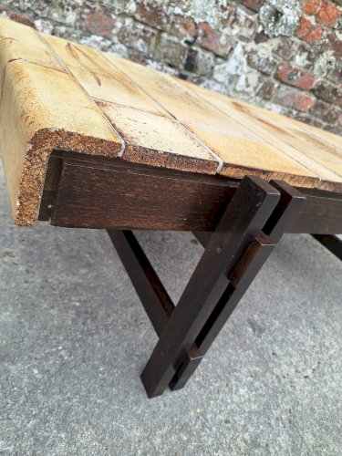 Roger CAPRON table basse  herbier