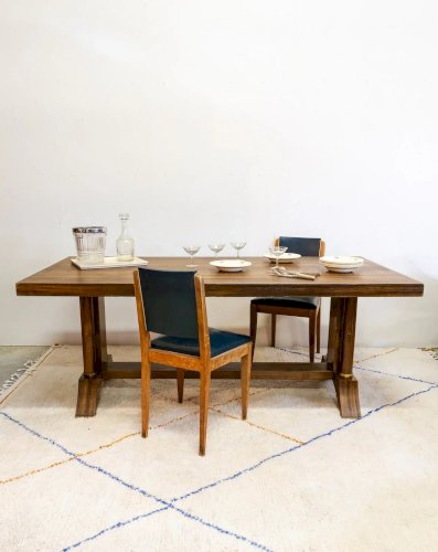 Romy, la grande table à manger en bois N°526