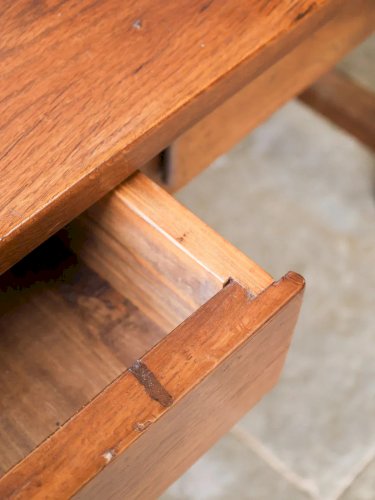 Romy, la grande table de ferme en chêne N°598