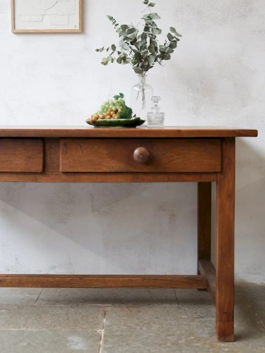 Romy, la grande table de ferme en chêne N°598