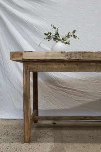 Romy, la grande table de ferme en pin N°514