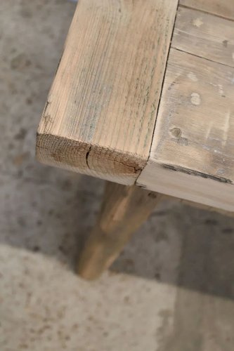 Romy, la grande table de ferme en pin N°514