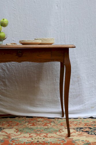 Romy, la petite table de ferme en bois N°512