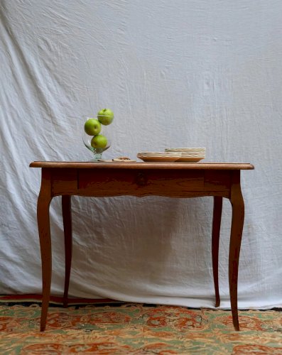 Romy, la petite table de ferme en bois N°512