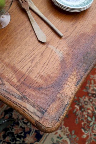 Romy, la petite table de ferme en bois N°512