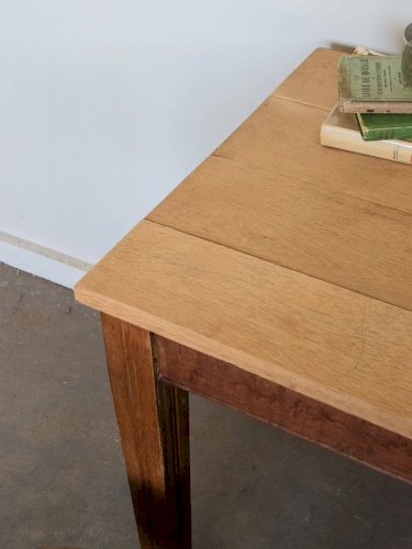 Romy, la table à manger bicolore N°346