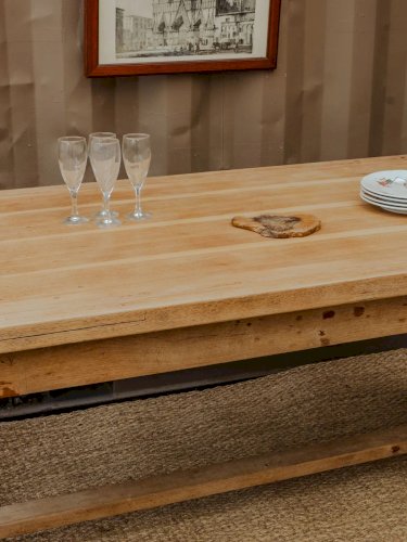 Romy, la table à manger de ferme en chêne N°561