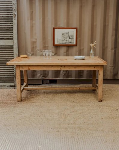 Romy, la table à manger de ferme en chêne N°561