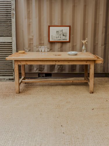 Romy, la table à manger de ferme en chêne N°561