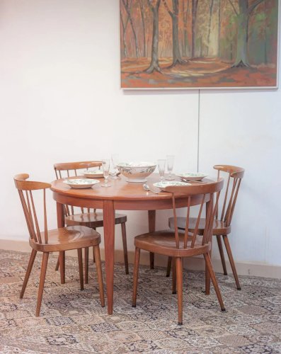 Romy, la table à manger en bois N°393