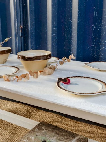 Romy, la table à manger en bois N°456