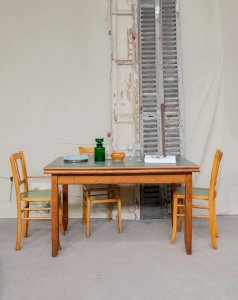 Romy, the wooden dining table No. 495