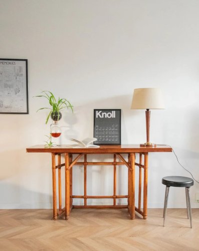 Romy, la table à manger modulable en bois N°436