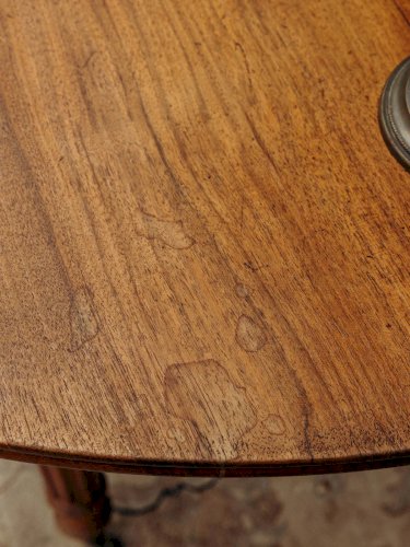 Romy, la table à manger ronde en bois N°430