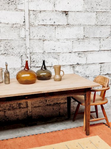 Romy, la table de ferme en bois N°333