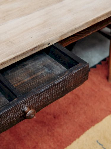 Romy, la table de ferme en bois N°333