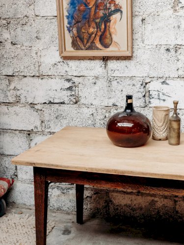 Romy, la table de ferme en bois N°333