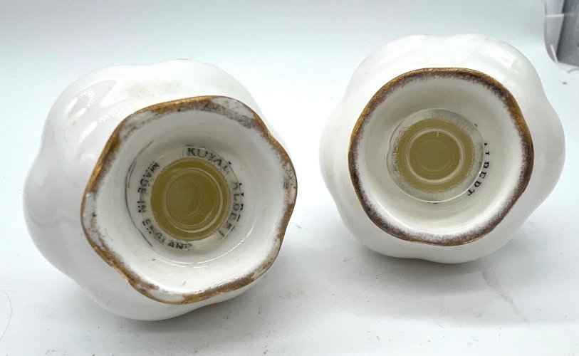 Royal Albert Old Country Roses – Salière et Poivrière en porcelaine anglaise