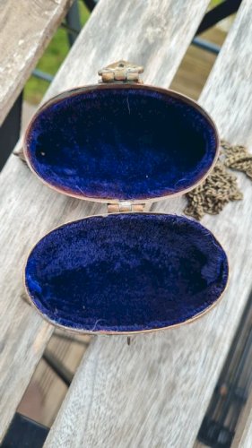 sac à main ancien années 30 en cuivre pour collection