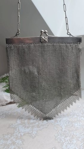 sac à main ancien - aumônière cote de maille pour collection