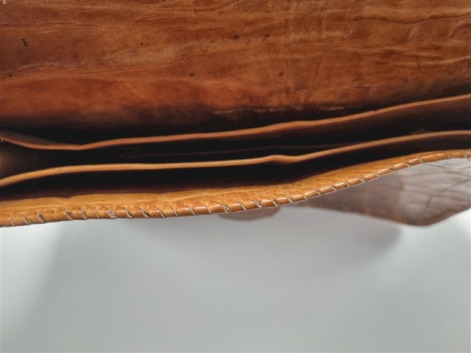 Sac à main en croco