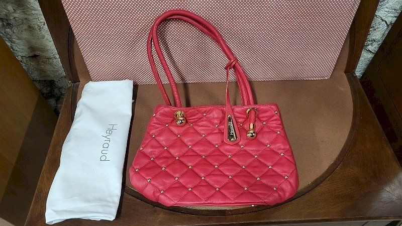 SAC A MAIN HEYRAUD NEUF 100 % CUIR DE VACHETTE EXTERIEUR