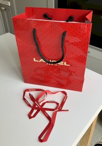 gift paper bag LANCEL with ribbon
