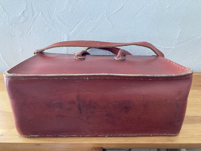 Sac en cuir naturel véritable, de fabrication artisanale