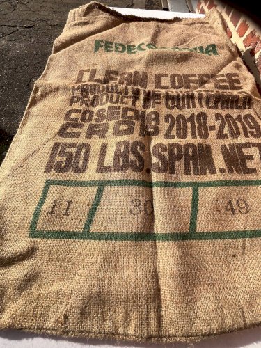 Sac en toile de lute