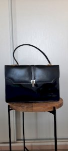 Sac Vintage années 50s en cuir 