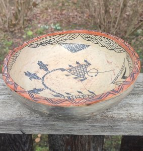 Bowl ancient Berber craftsmanship Kabylie Rif