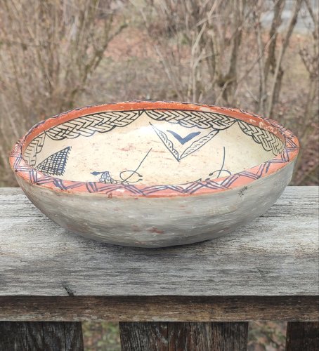 Saladier ancien artisanat berbère Kabylie Rif