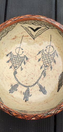 Saladier ancien artisanat berbère Kabylie Rif