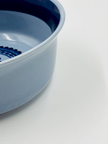Saladier en porcelaine Bleu Saxe Kahla GDR