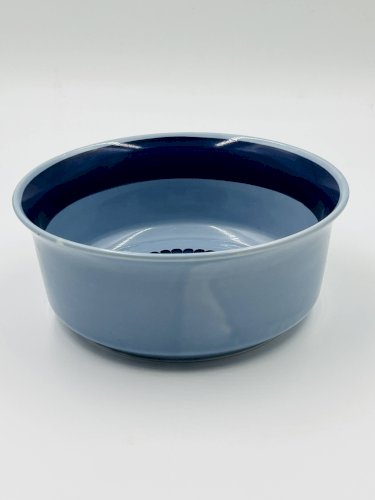 Saladier en porcelaine Bleu Saxe Kahla GDR