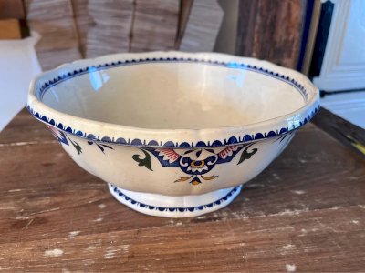 Gien bowl model Rouen Saint Maclou 1938