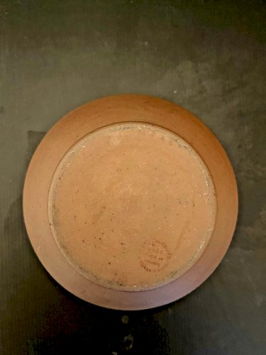 saladier grés email  Roger Jacques  Saint Amand de Puisaye artisanat vintage