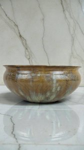 Saladier grès signé Anne Marie Sybesma De Bay, alias MIEP La Borne