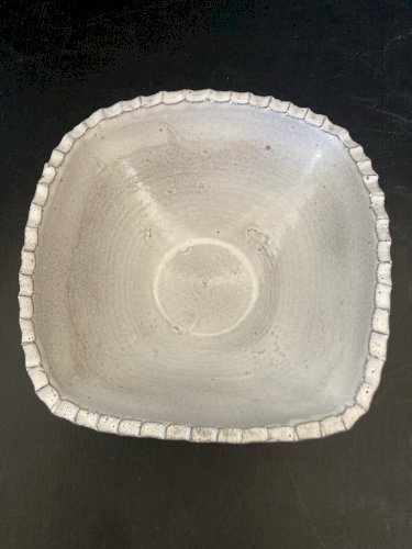 saladier vasque design oiseau  terre cuite émaillé Belge  bree Belgique poterie