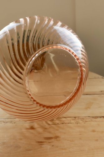 Saladier vintage en verre Rosaline Arcoroc