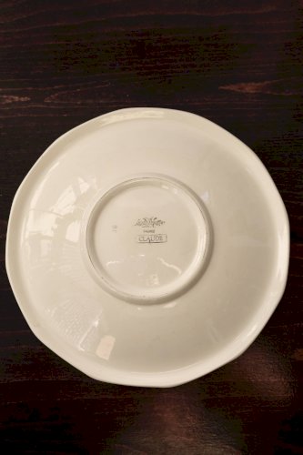 Saladier vintage Sarreguemines - Modèle Claude - Faïence fleurie