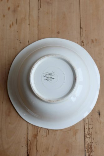 Saladier vintage terre de fer Digoin Sarreguemines modèle Odette